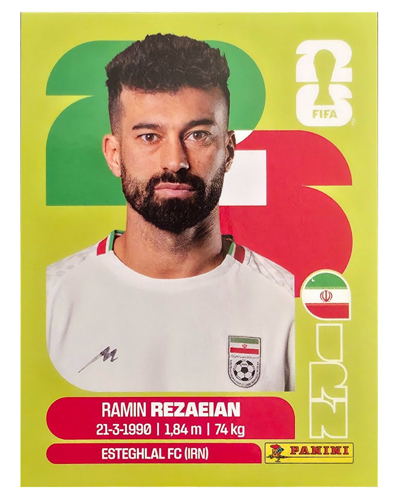 Panini FIFA WM 2026 United - IRN 7 - Ramin Rezaeian