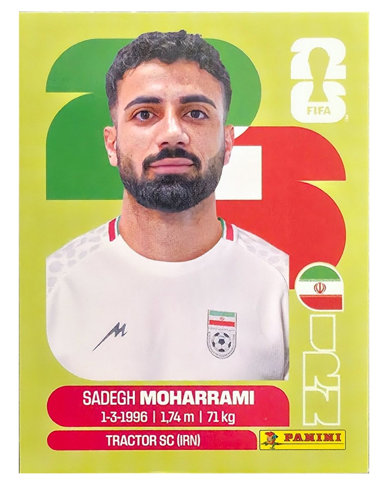 Panini FIFA WM 2026 United - IRN 9 - Sadegh Moharrami