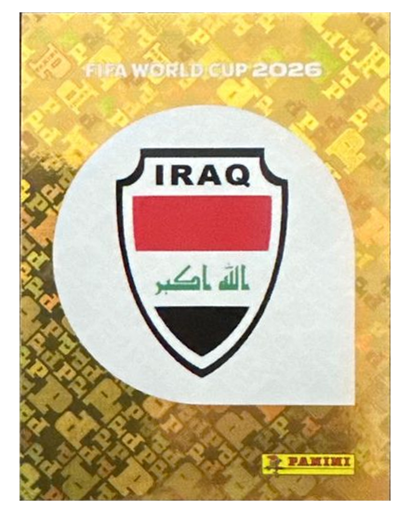 Panini FIFA WM 2026 United - IRQ 1 - Team Logo