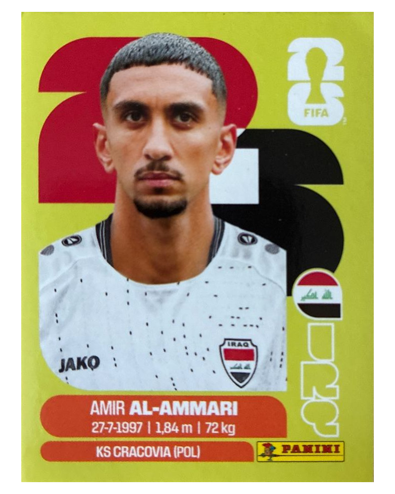 Panini FIFA WM 2026 United - IRQ 10 - Amir Al-Ammari