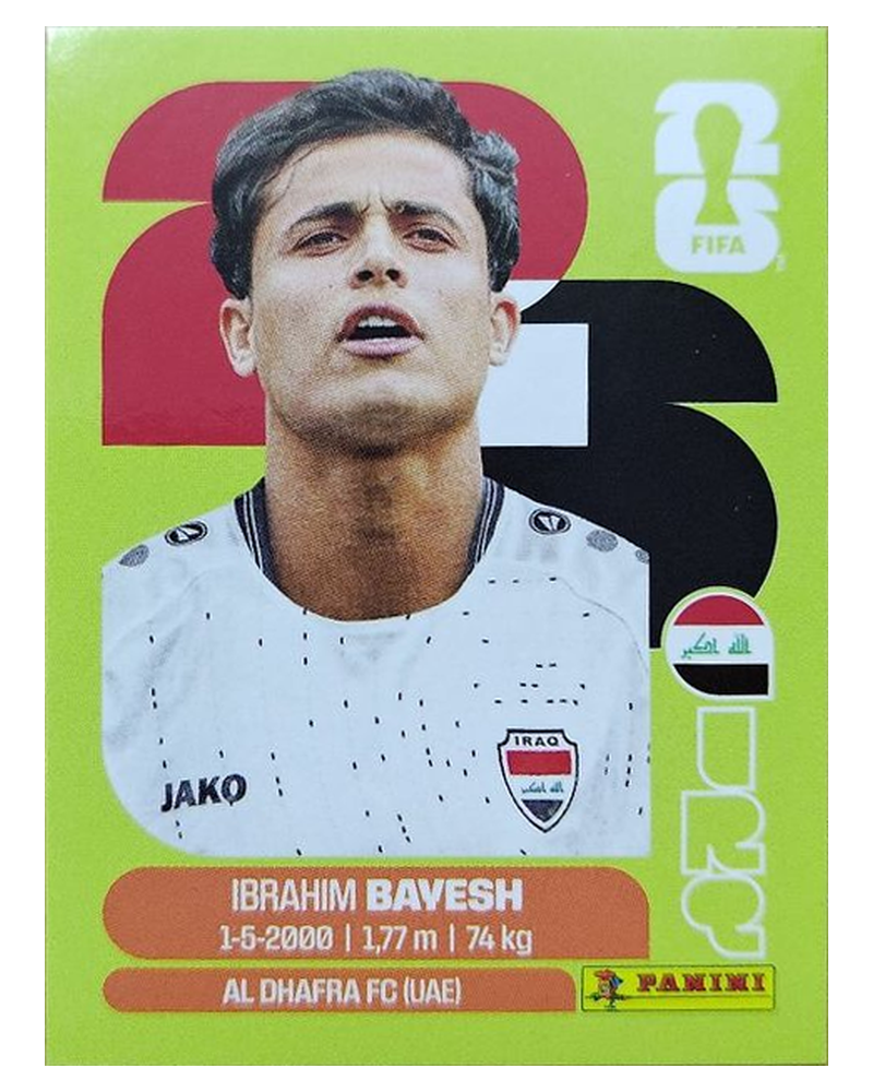 Panini FIFA WM 2026 United - IRQ 11 - Ibrahim Bavesh