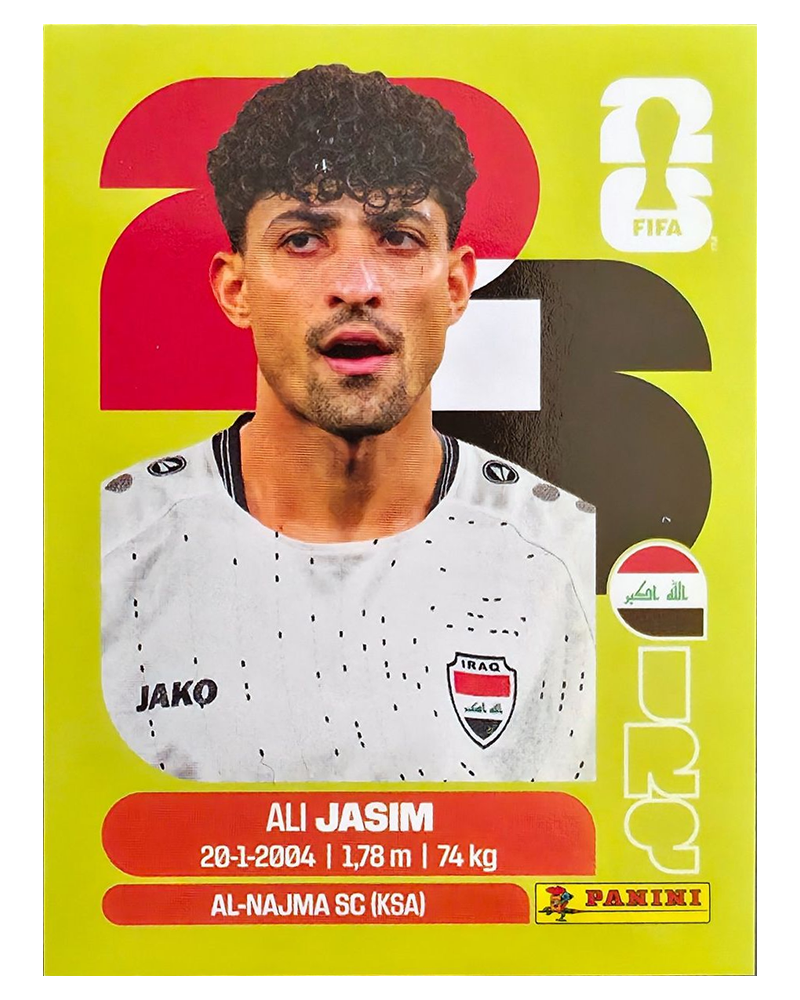 Panini FIFA WM 2026 United - IRQ 12 - Ali Jasim