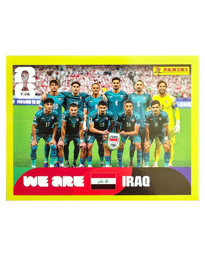 Panini FIFA WM 2026 United - IRQ 13 - Team Photo