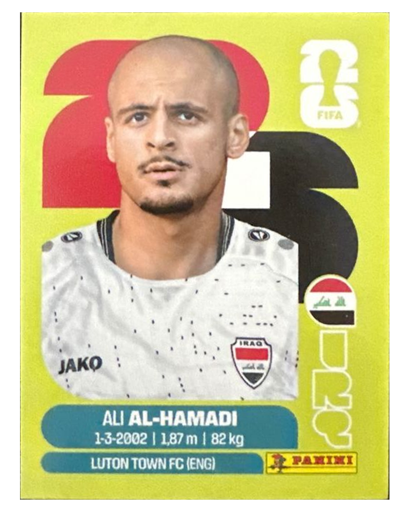 Panini FIFA WM 2026 United - IRQ 18 - Ali Al-Hamadi