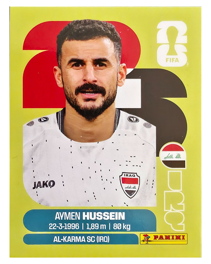 Panini FIFA WM 2026 United - IRQ 19 - Aymen Hussein