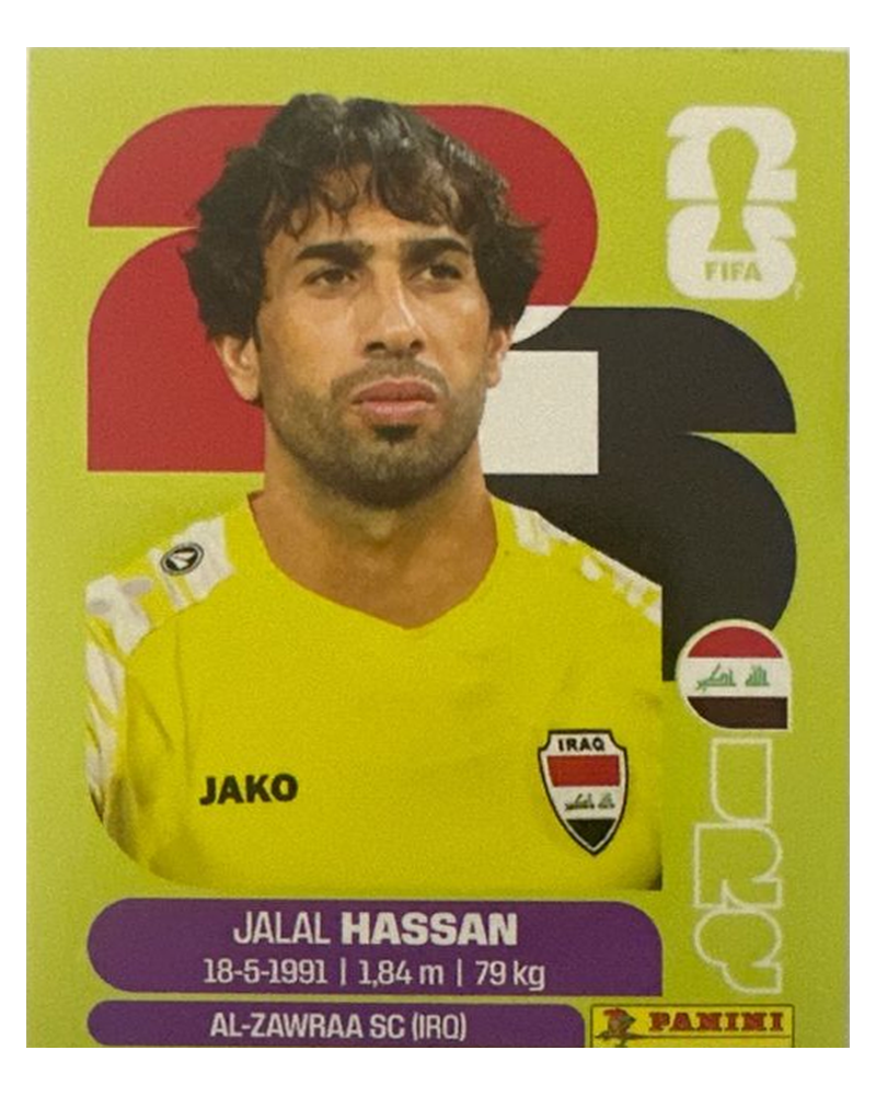 Panini FIFA WM 2026 United - IRQ 2 - Jalal Hassan