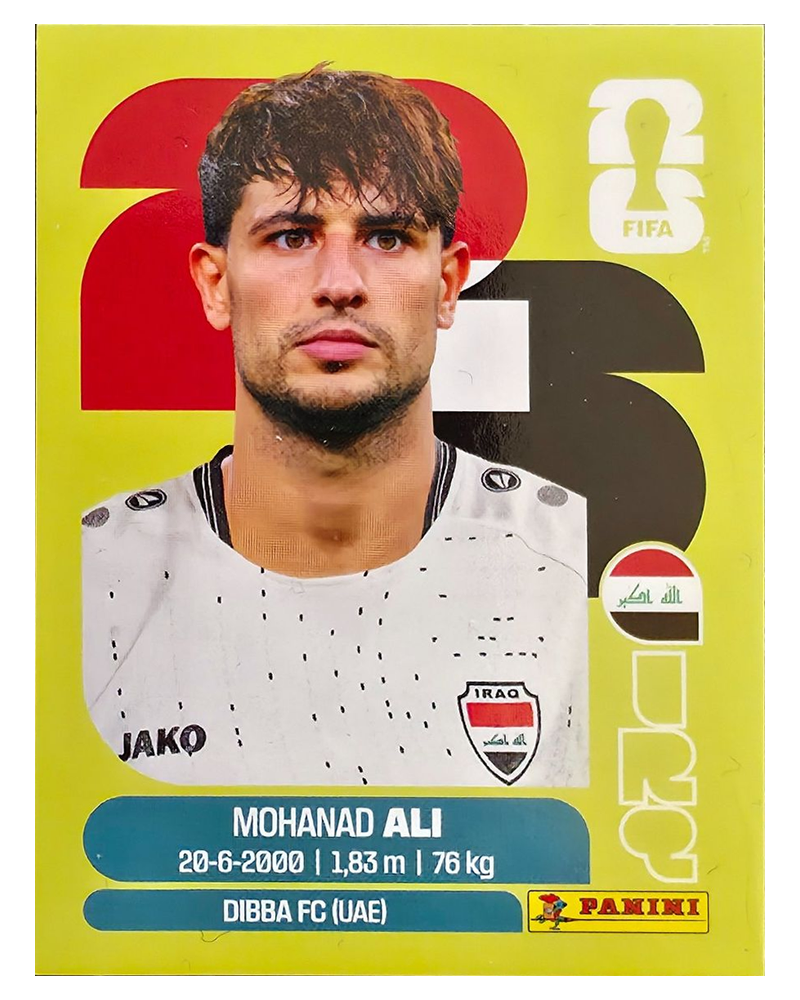 Panini FIFA WM 2026 United - IRQ 20 - Mohanad Ali