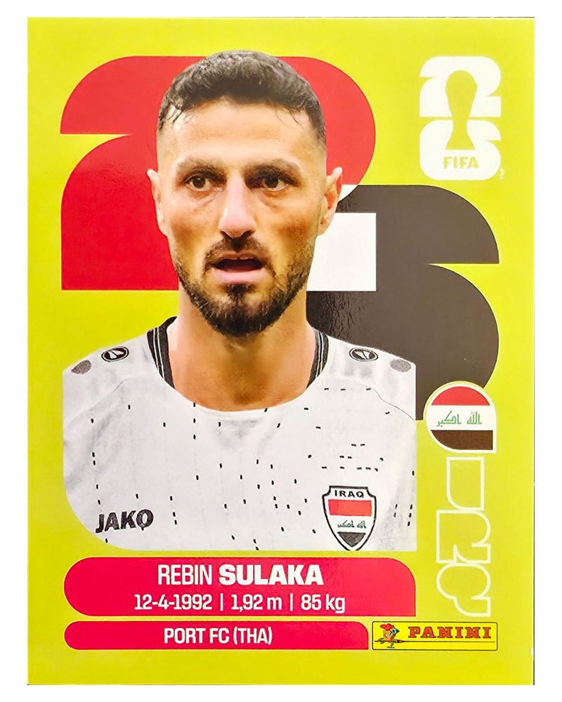 Panini FIFA WM 2026 United - IRQ 3 - Rebin Sulaka