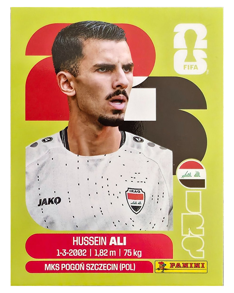Panini FIFA WM 2026 United - IRQ 4 - Hussein Ali
