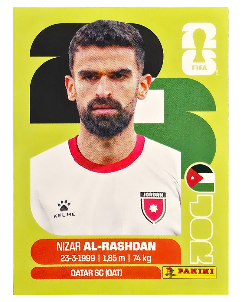 Panini FIFA WM 2026 United - JOR 10 - Nizar Al-Rashdan