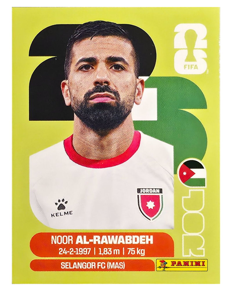 Panini FIFA WM 2026 United - JOR 11 - Noor Al-Rawabdeh