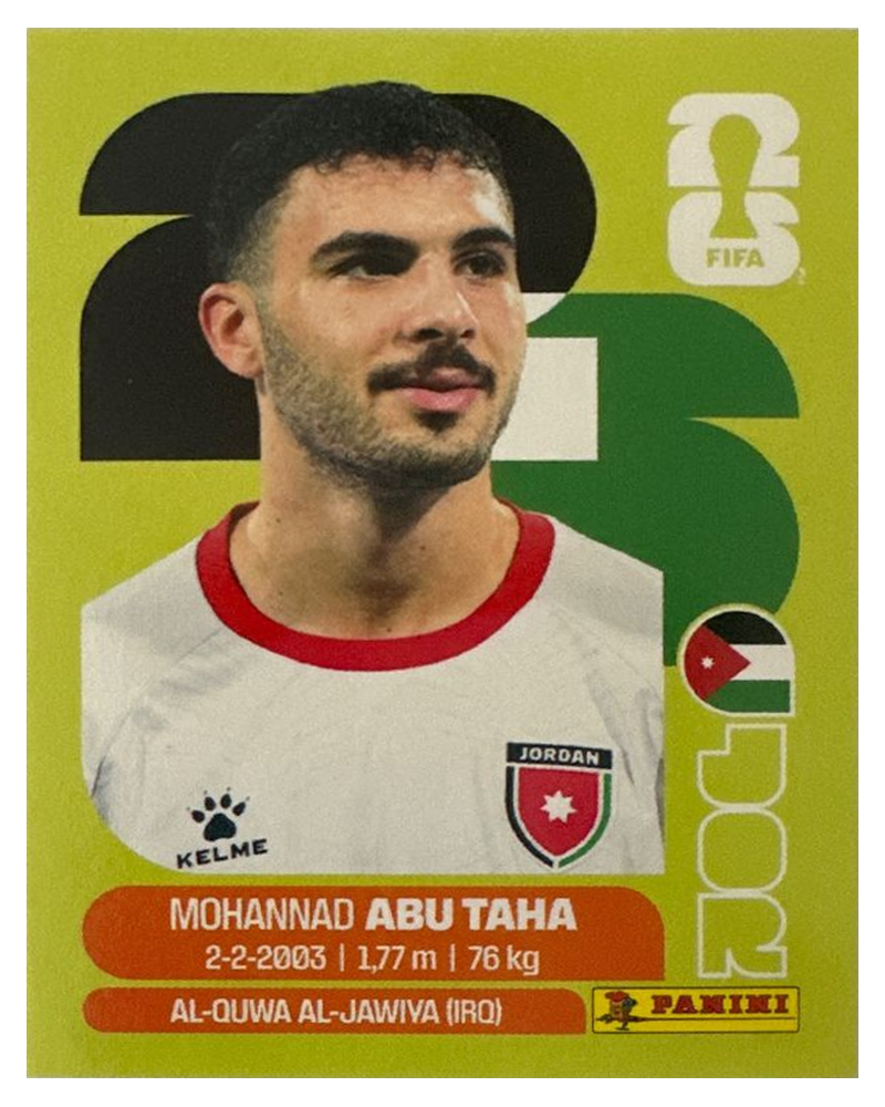 Panini FIFA WM 2026 United - JOR 12 - Mohannad Abu Taha Vorderseite