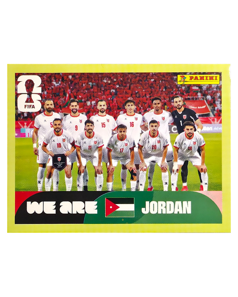 Panini FIFA WM 2026 United - JOR 13 - Team Photo