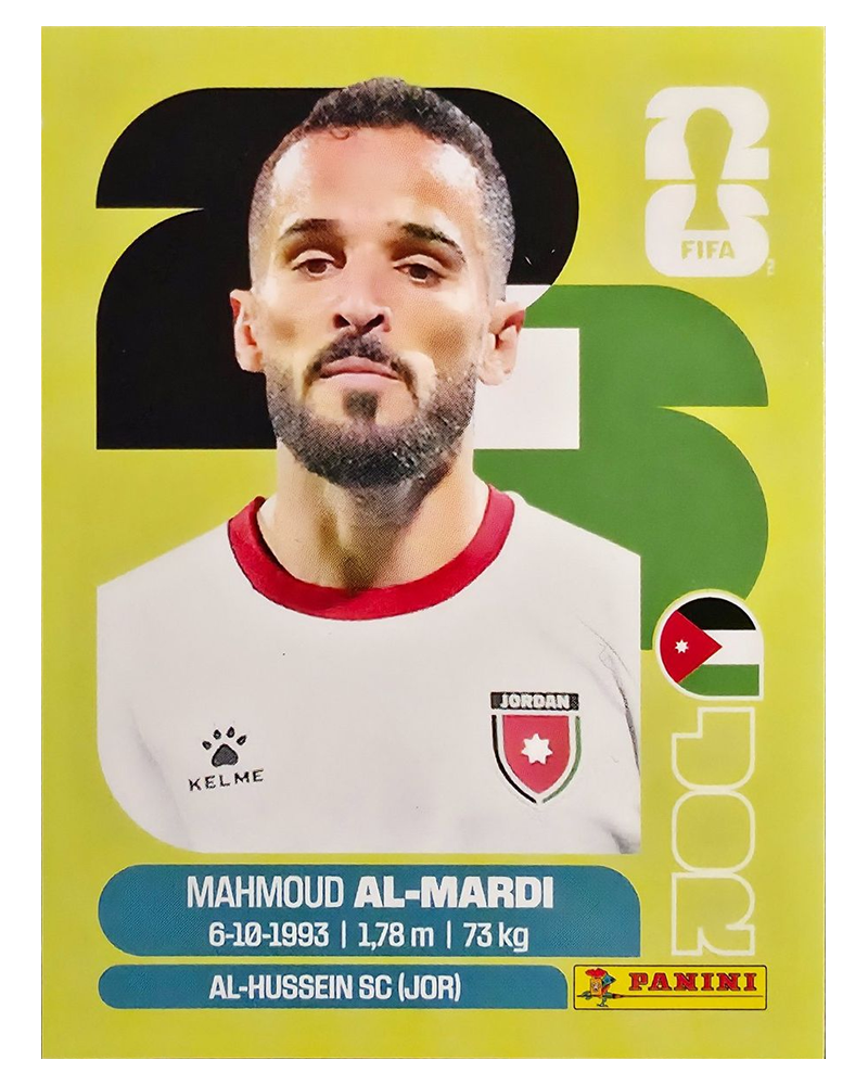 Panini FIFA WM 2026 United - JOR 17 - Mahmoud Al-Mardi