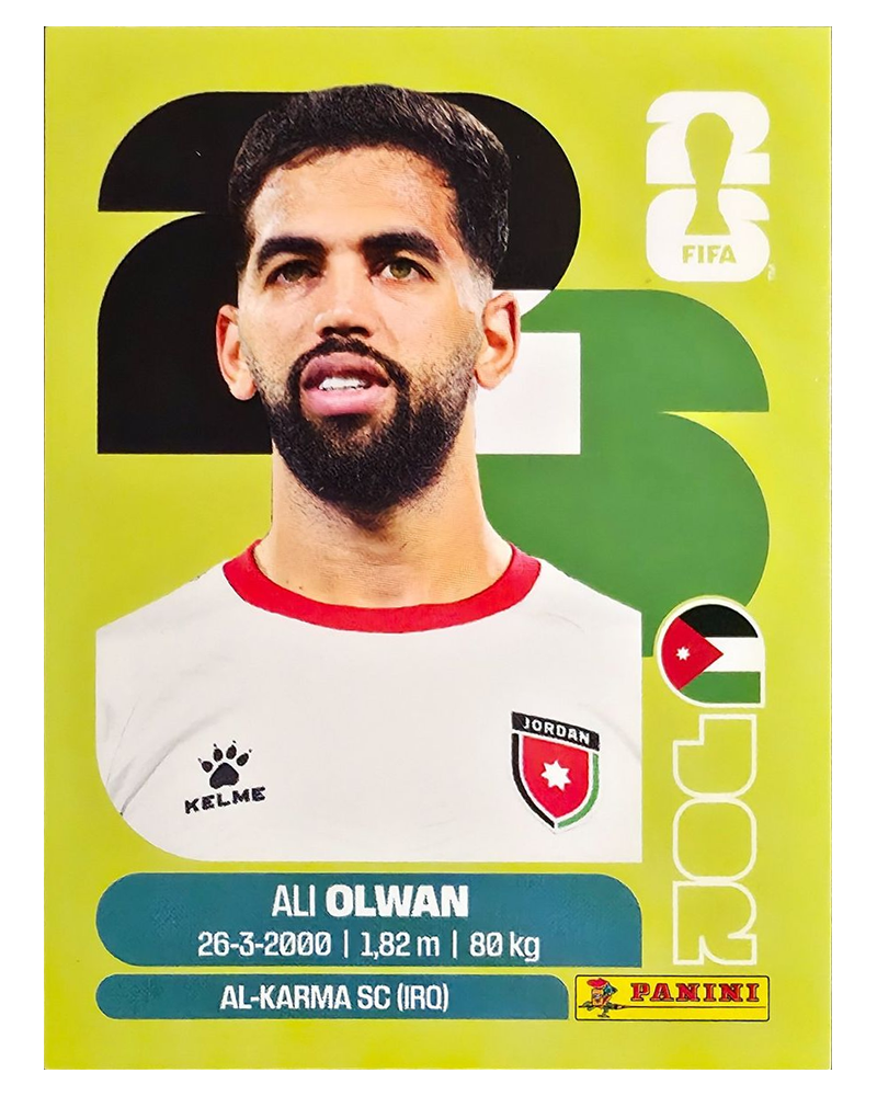 Panini FIFA WM 2026 United - JOR 18 - Ali Olwan