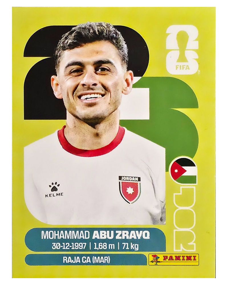 Panini FIFA WM 2026 United - JOR 19 - Mohammad Abu Zrayq