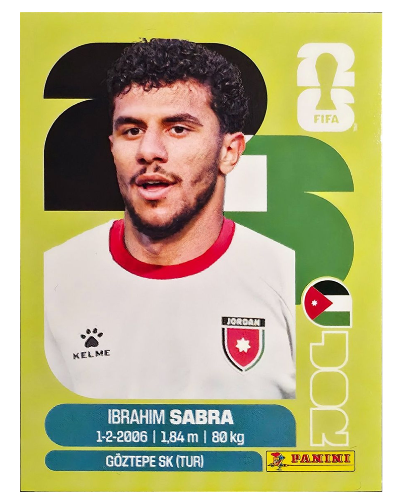 Panini FIFA WM 2026 United - JOR 20 - Ibrahim Sabra
