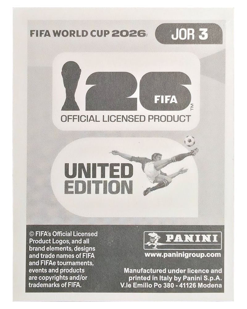 Panini FIFA WM 2026 United - JOR 3 - Ihsan Haddad