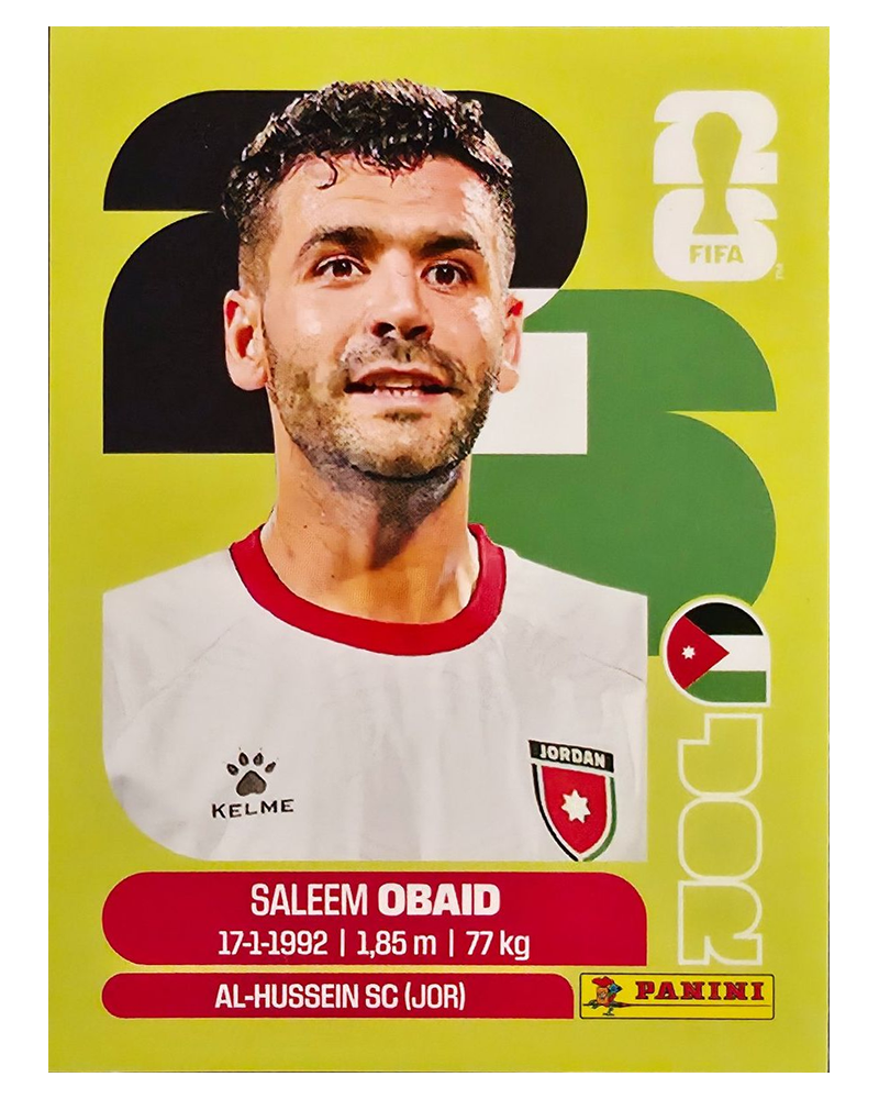 Panini FIFA WM 2026 United - JOR 7 - Saleem Obaid
