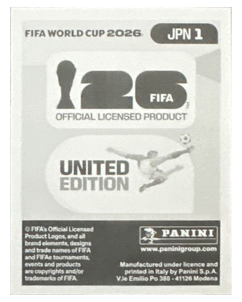 Panini FIFA WM 2026 United - JPN 1 - Team Logo