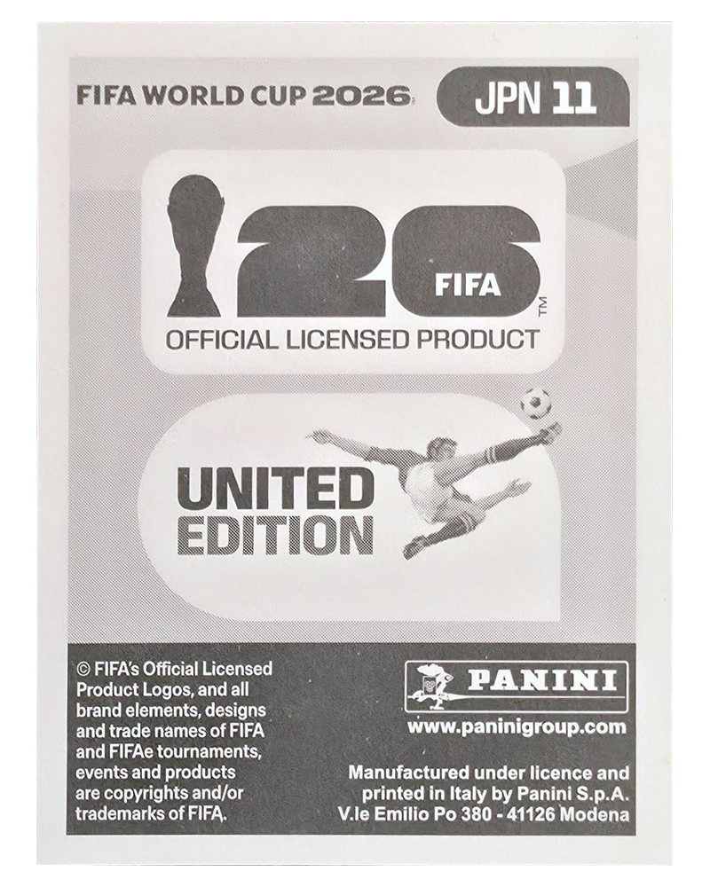 Panini FIFA WM 2026 United - JPN 11 - Daichi Kamada