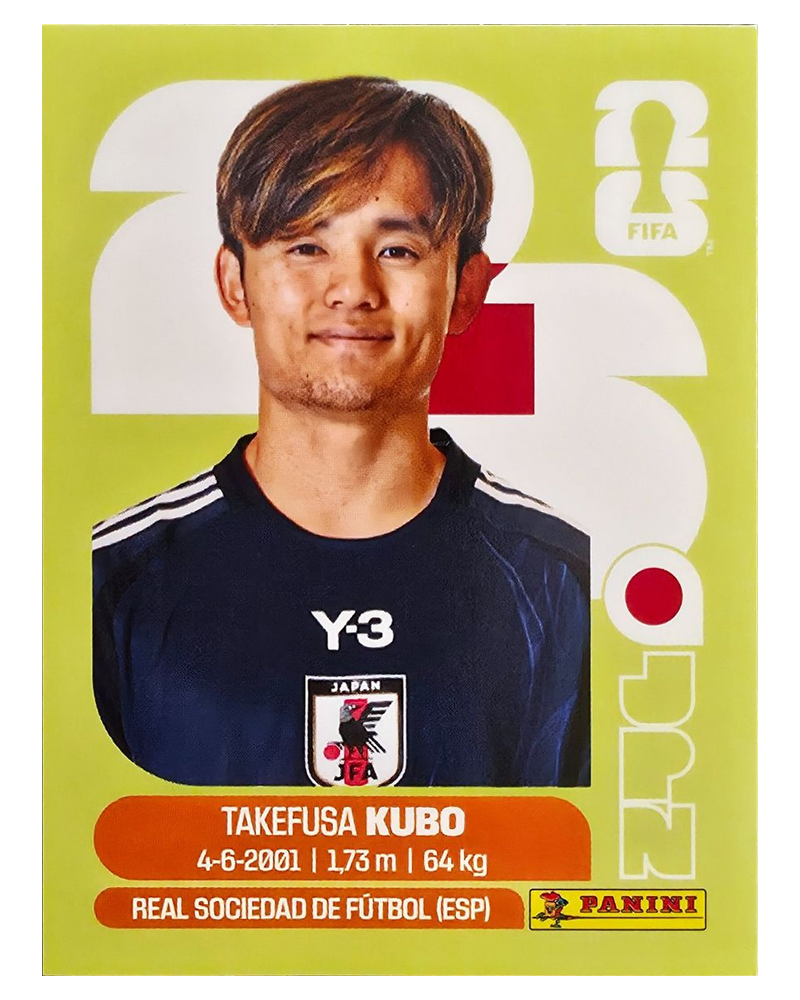 Panini FIFA WM 2026 United - JPN 12 - Takefusa Kubo
