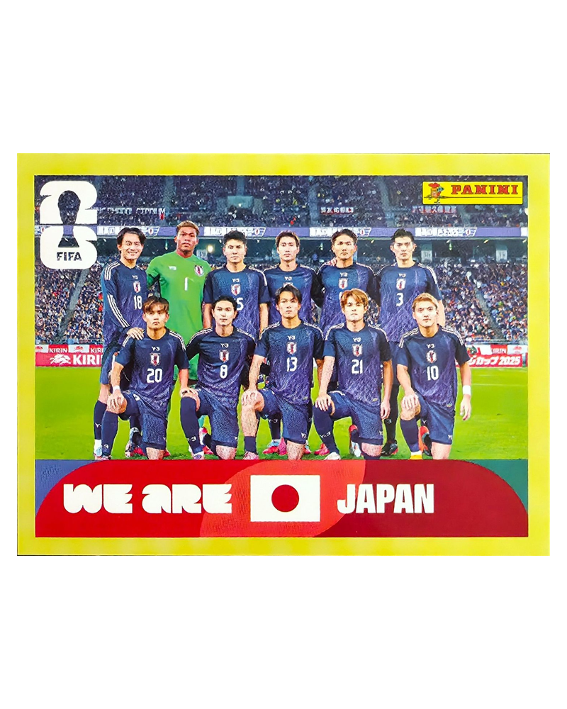 Panini FIFA WM 2026 United - JPN 13 - Team Photo