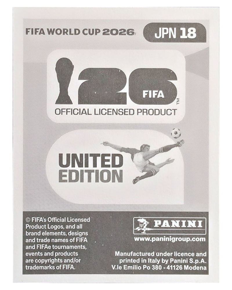 Panini FIFA WM 2026 United - JPN 18 - Junya Ito