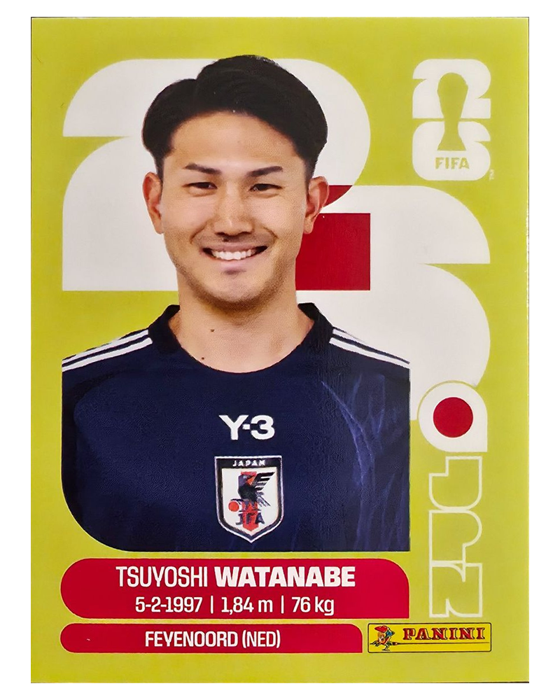Panini FIFA WM 2026 United - JPN 7 - Tsuyoshi Watanabe