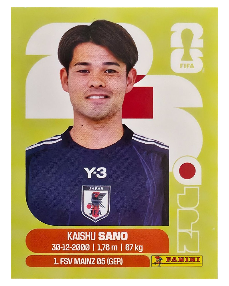 Panini FIFA WM 2026 United - JPN 8 - Kaishu Sano