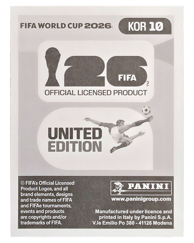 Panini FIFA WM 2026 United - KOR 10 - Jae-sung Lee