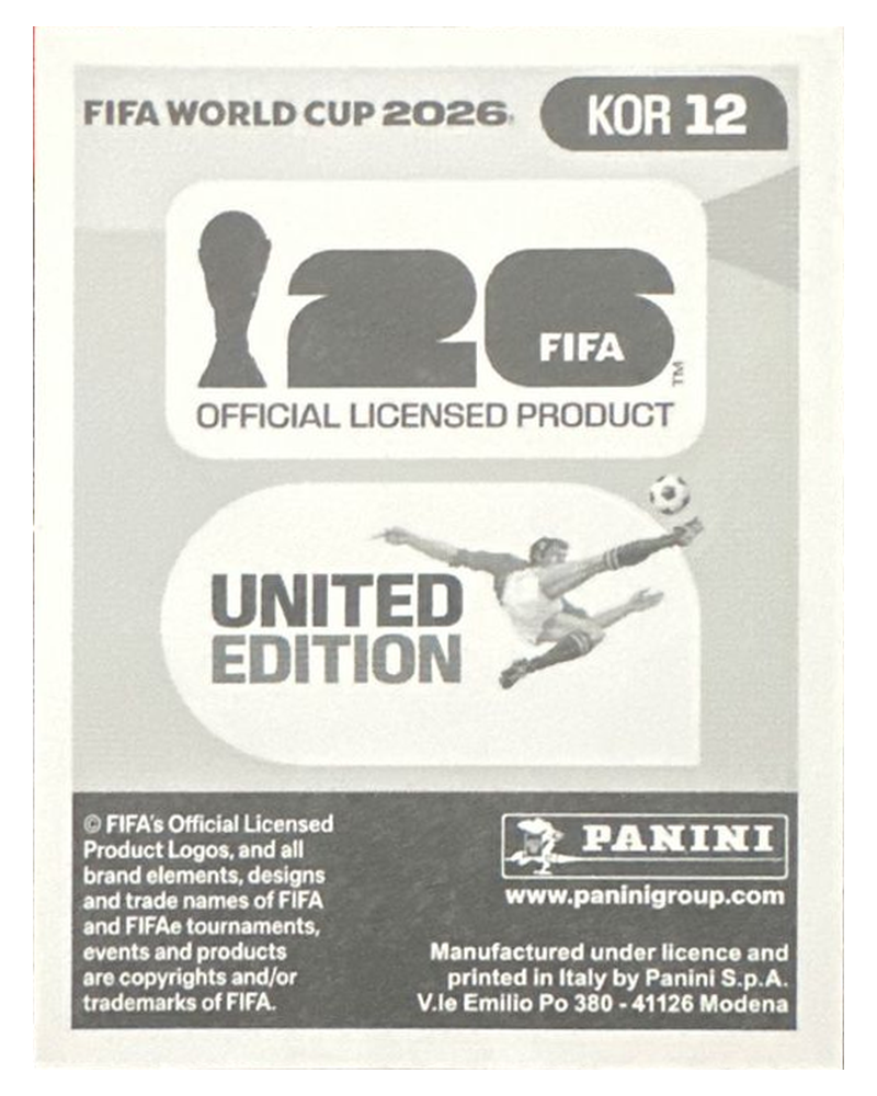 Panini FIFA WM 2026 United - KOR 12 - Kang-in Lee