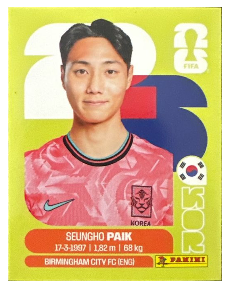 Panini FIFA WM 2026 United - KOR 14 - Seung-ho Paik