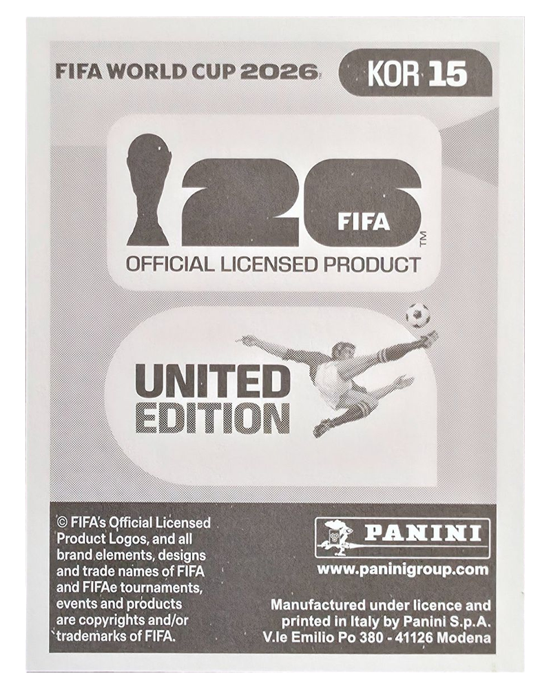 Panini FIFA WM 2026 United - KOR 15 - Jens Castrop