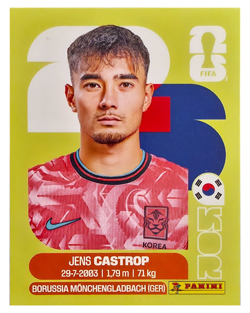 Panini FIFA WM 2026 United - KOR 15 - Jens Castrop