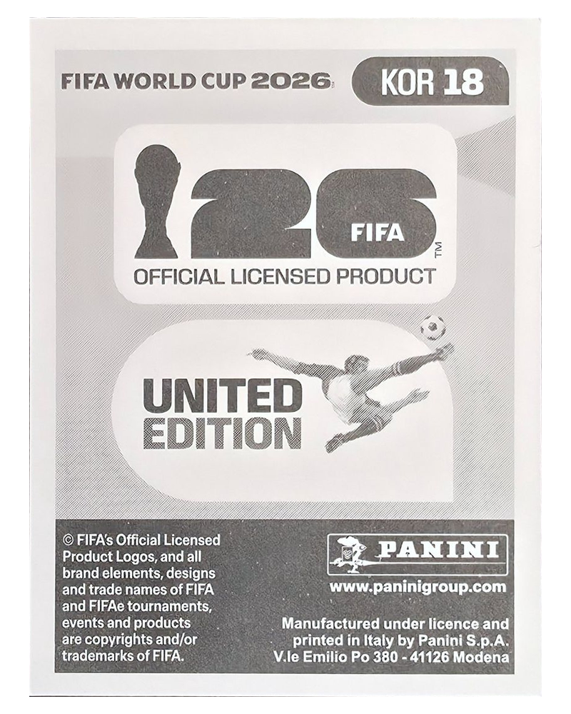 Panini FIFA WM 2026 United - KOR 18 - Heung-min Son