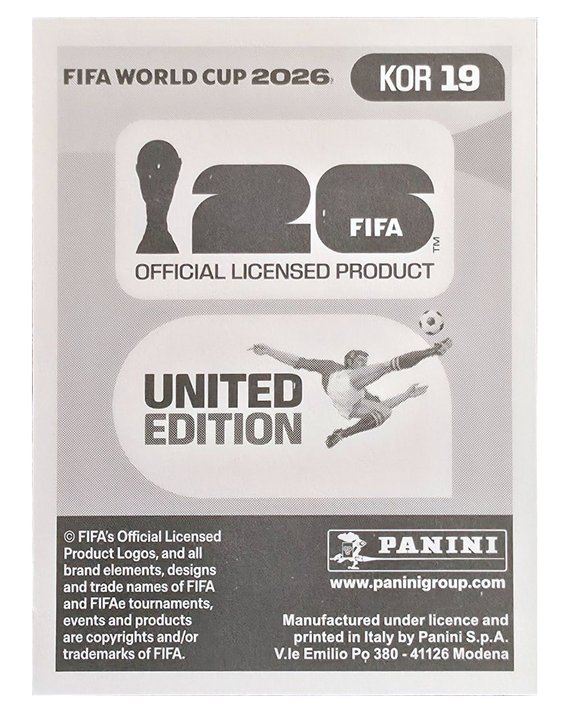 Panini FIFA WM 2026 United - KOR 19 - Hee-chan Hwang