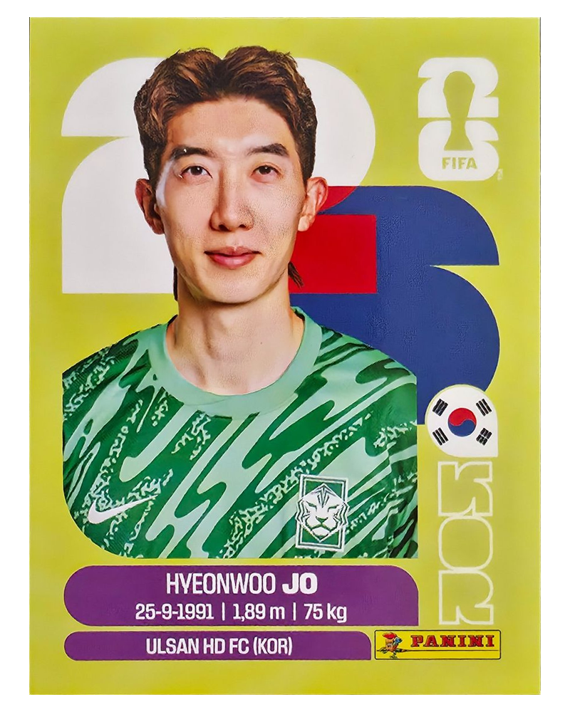 Panini FIFA WM 2026 United - KOR 2 - Hyeon-woo Jo