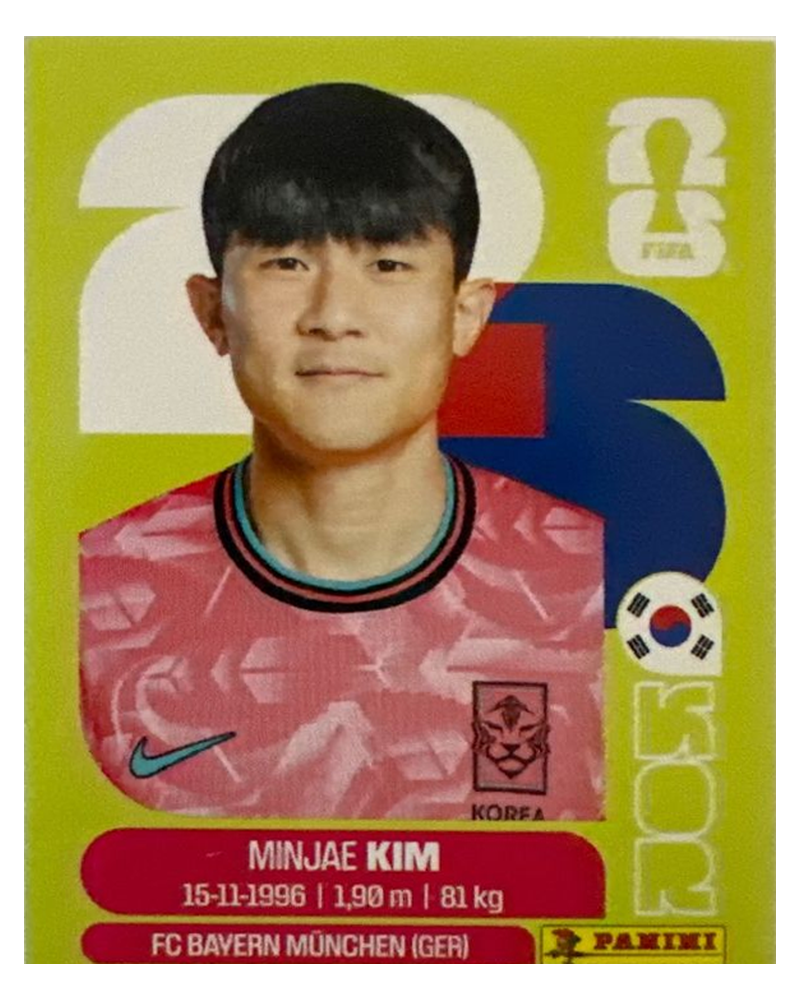 Panini FIFA WM 2026 United - KOR 4 - Min-jae Kim