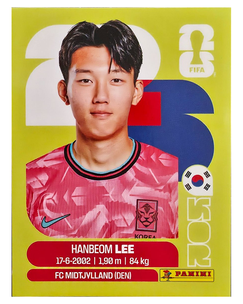 Panini FIFA WM 2026 United - KOR 7 - Han-beom Lee