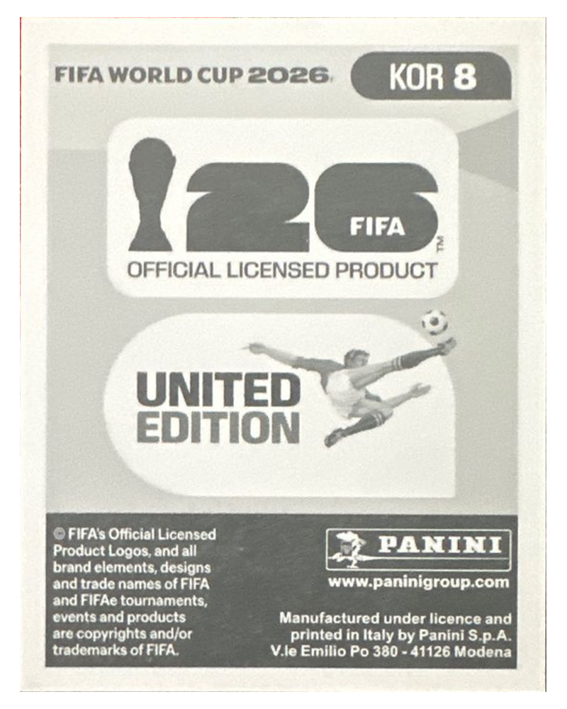 Panini FIFA WM 2026 United - KOR 8 - Tae-seok Lee
