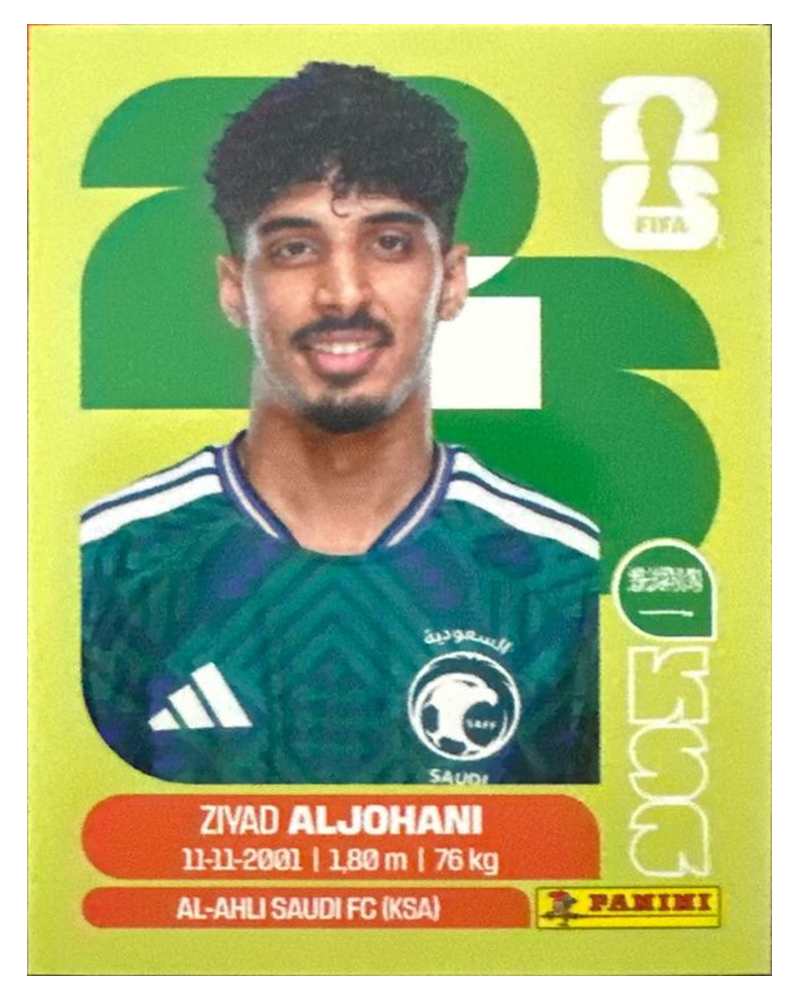 Panini FIFA WM 2026 United - KSA 10 - Ziyad Aljohani