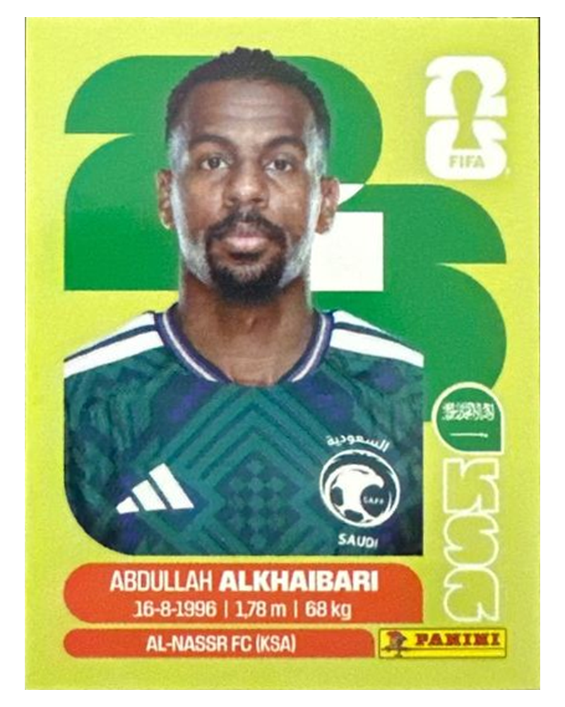 Panini FIFA WM 2026 United - KSA 11 - Abdullah Alkhaibari