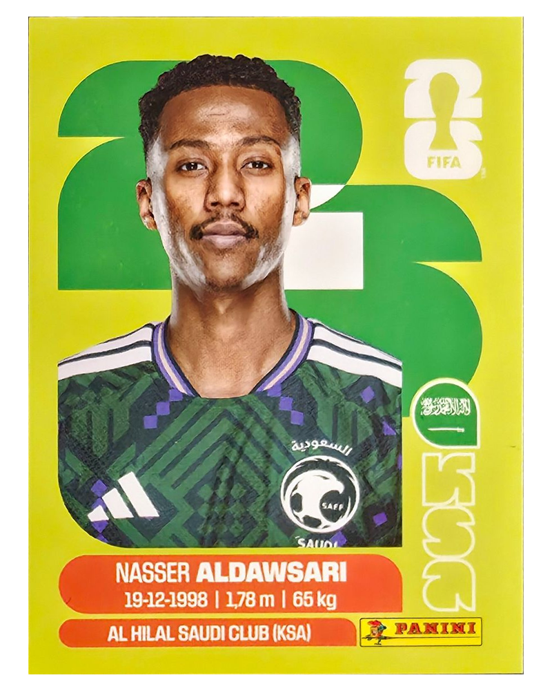 Panini FIFA WM 2026 United - KSA 12 - Nasser Aldawsari
