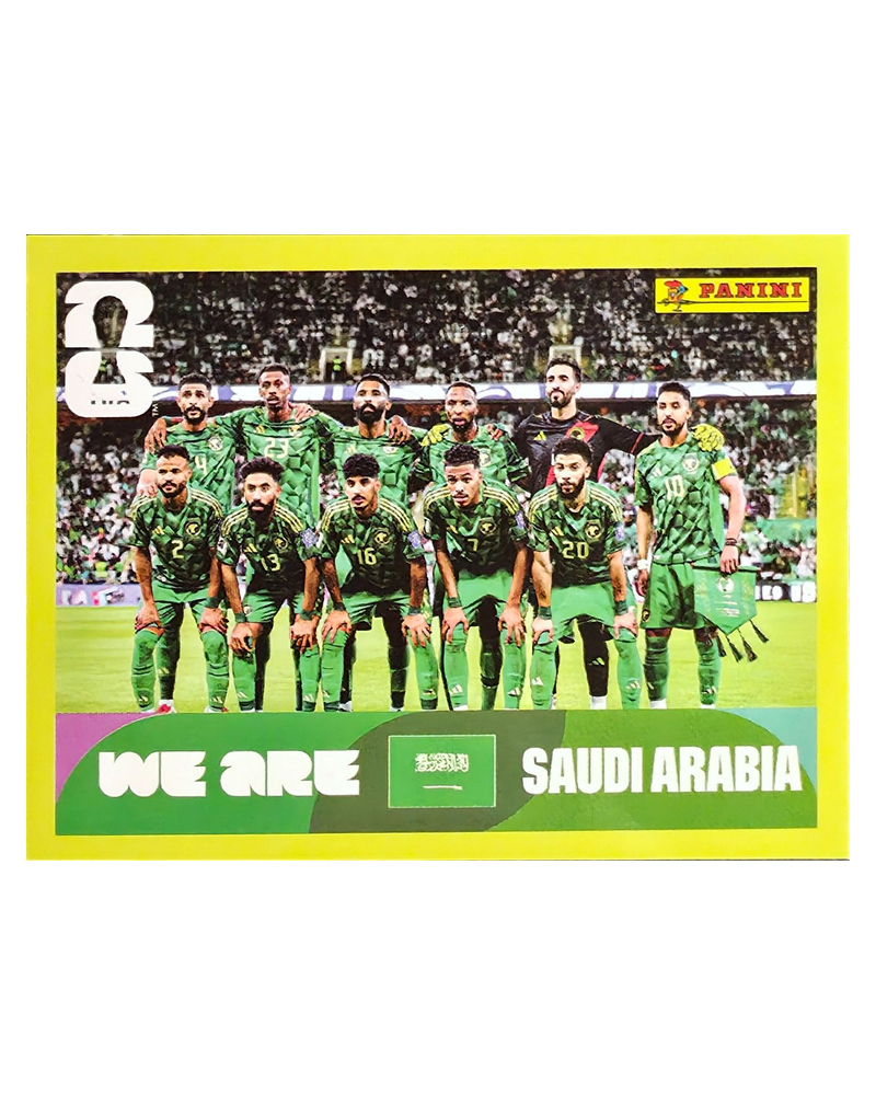 Panini FIFA WM 2026 United - KSA 13 - Team Photo