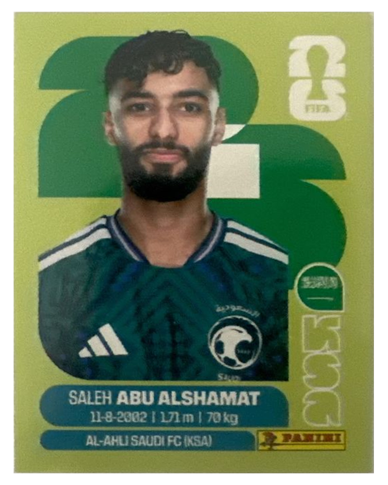 Panini FIFA WM 2026 United - KSA 14 - Saleh Abu Alshamat