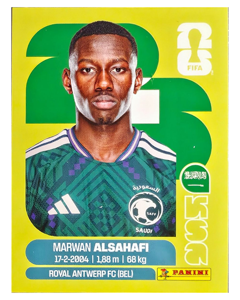 Panini FIFA WM 2026 United - KSA 15 - Marwan Alsahafi