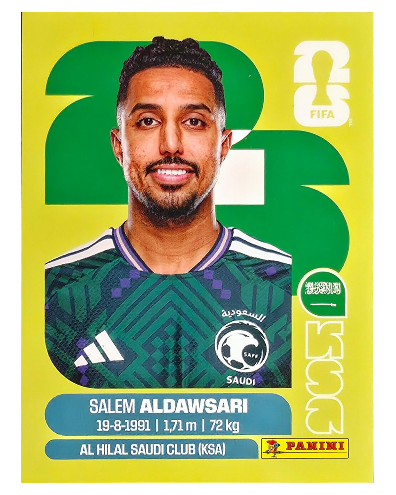 Panini FIFA WM 2026 United - KSA 16 - Salem Aldawsari