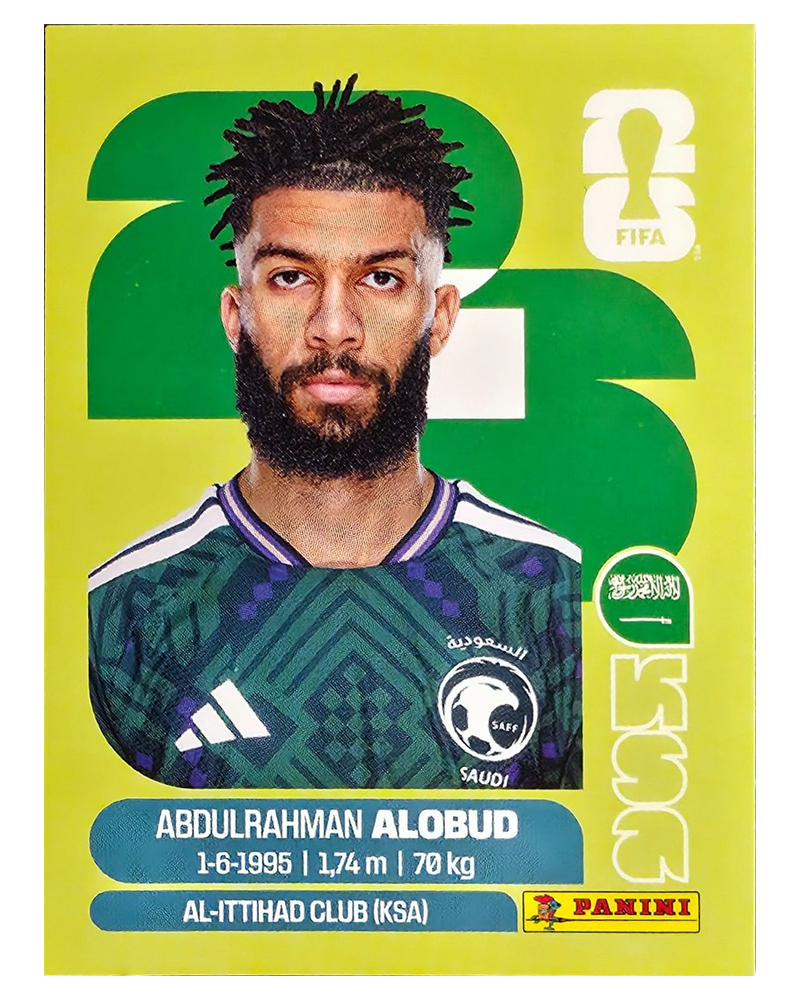 Panini FIFA WM 2026 United - KSA 17 - Abdulrahman Al-Aboud
