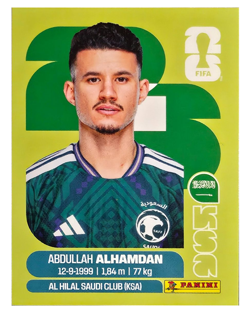 Panini FIFA WM 2026 United - KSA 20 - Abdullah Al-Hamdan